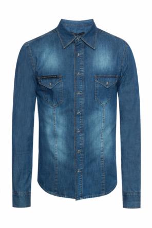 Denim shirt with snap buttons, zdjęcie 1 Denim shirt with snap buttons od Philipp Plein